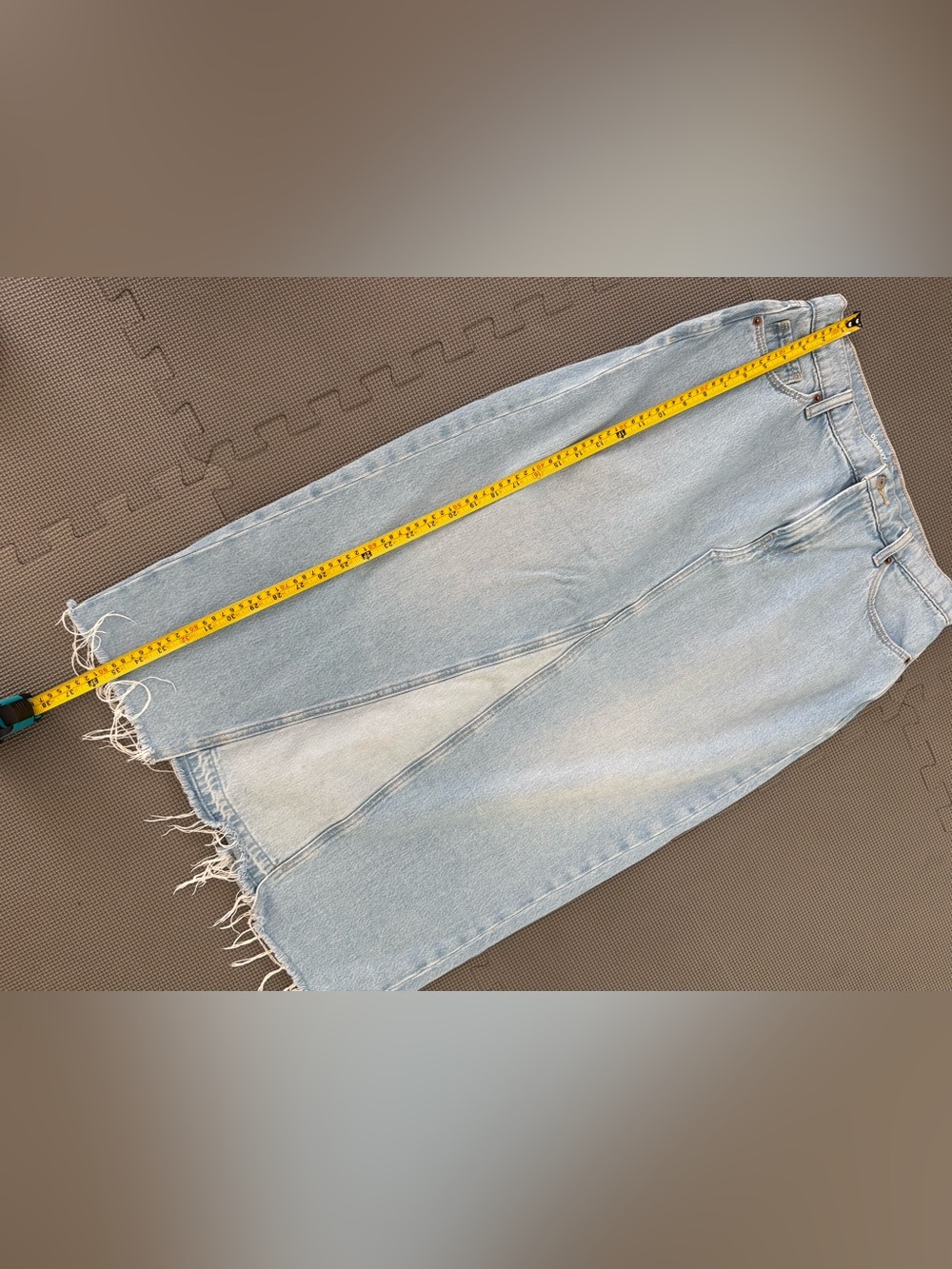 Old Navy Two-toned Long Jeans Skirt
